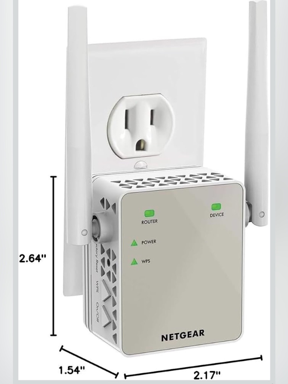 NETGEAR WiFi Range Extender (EX6120) - Add up to 1,500 sq. ft., 25 Devices - AC1